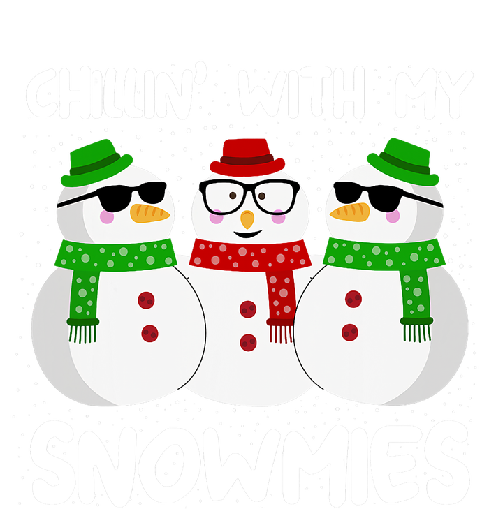 Snowman Christmas Chillin With My Snowmies Ugly Gift Baby Bodysuit