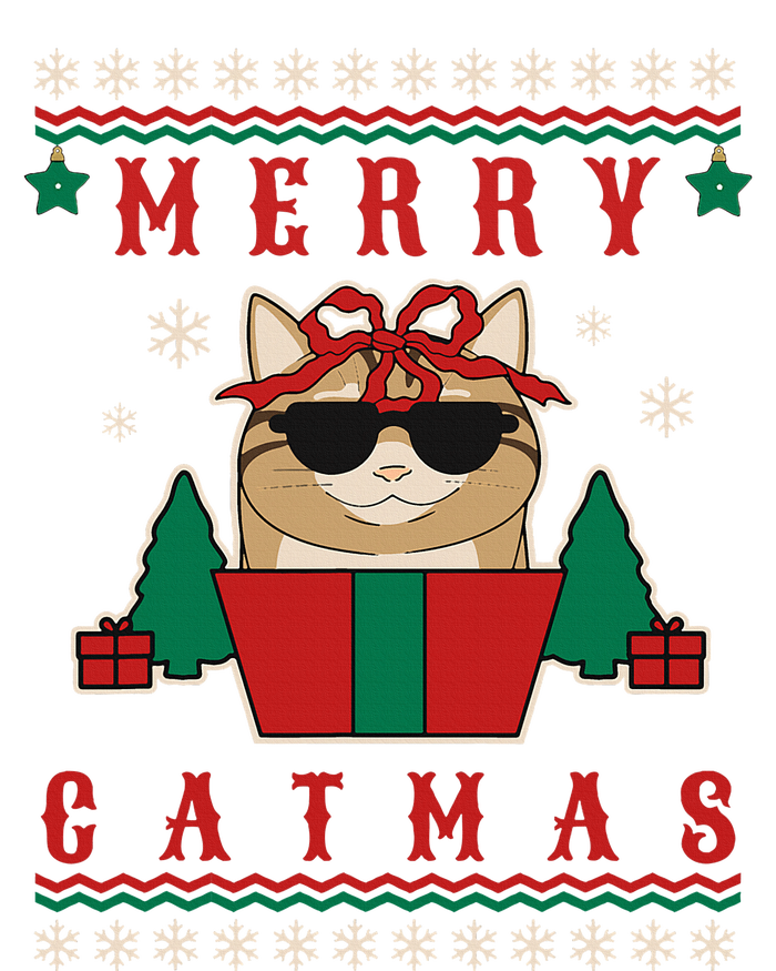 Merry Catmas! Have a purrfect holiday season!  Kids Hoodie