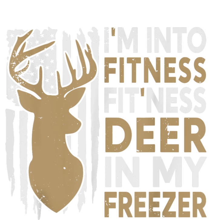 Funny IM Into Fitness FitNess Deer In My Freezer Deer Toddler Zip Fleece Hoodie