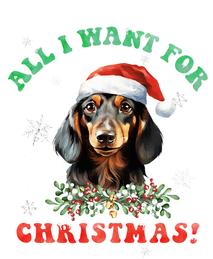 All I Want For Christmas Xmas Gifts For Dachshund Lovers  T-Shirt