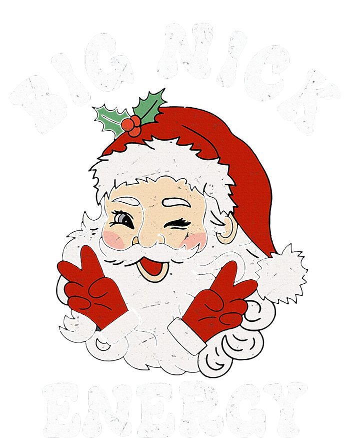 Big Nick Energy Funny Santa Christmas  Full Zip Hoodie