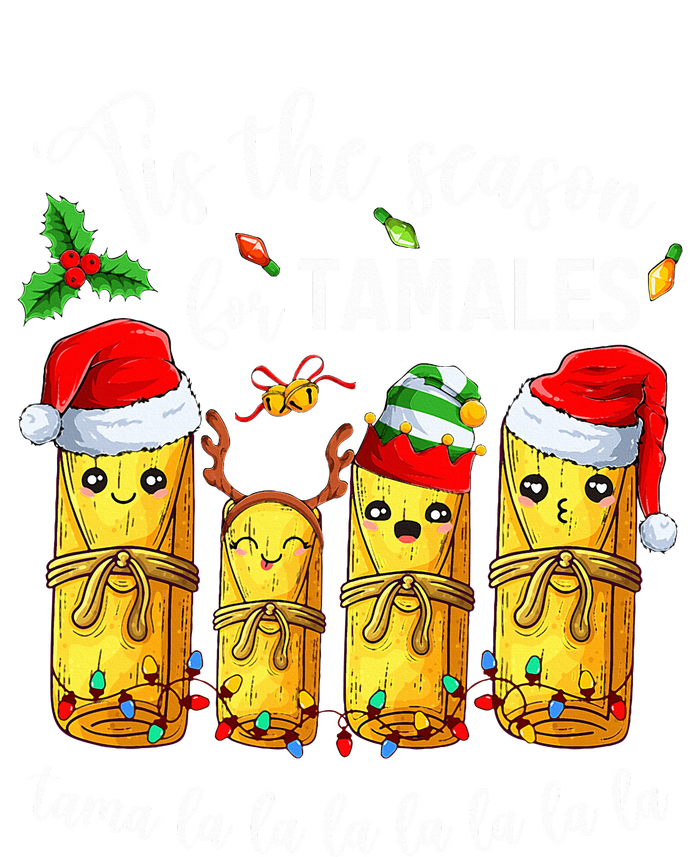 Tis The Season For Tamales Christmas Holiday Mexican Food  Women's Racerback Tank