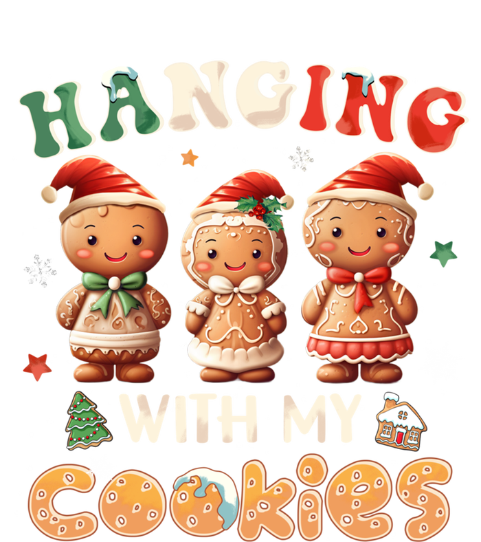 Hanging With My Cookies Funny Santa Cookie Xmas Tree Snow Great Gift T-Shirt