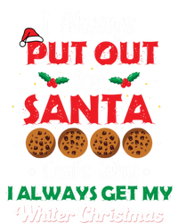 I Always Put Out For Santa Naughty Christmas Cookie Baking Gift Poster