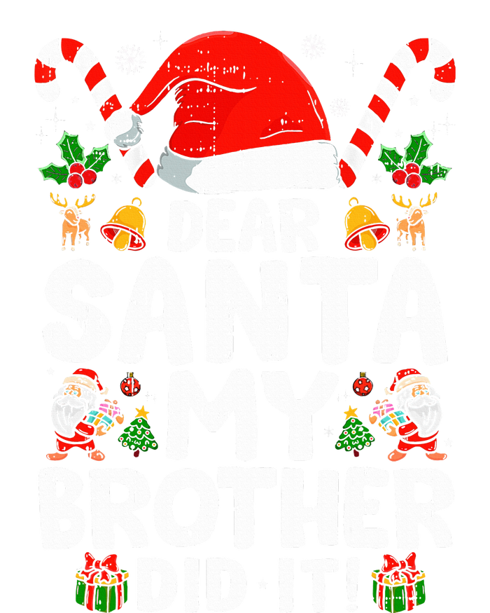 Dear Santa My Brother Did It  Funny Christmas  Sustainable Knit Beanie