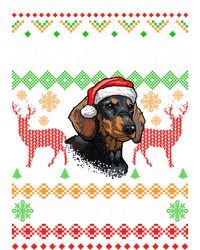 Merry Woofmas Ugly Sweater Christmas Dachshund Lover Gift Cute Gift Valucap Bio-Washed Visor