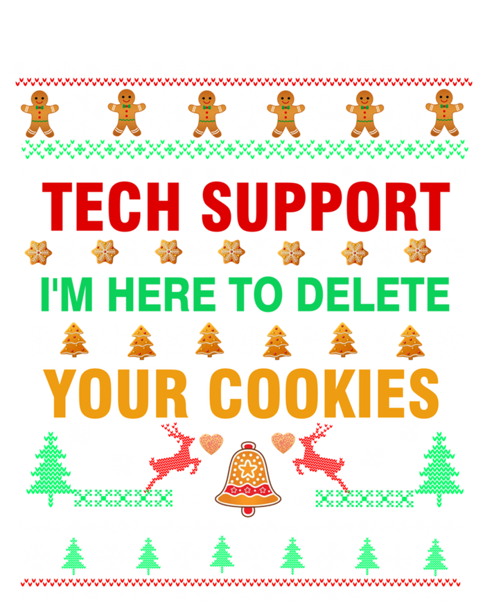 Tech Support IM Here To Delete Your Cookies Christmas Ugly Great Gift Magnet