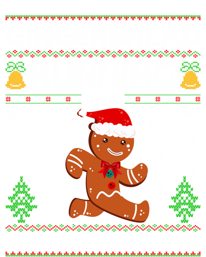 Ugly Xmas Sweater Gingerbread Running Team Christmas Funny Gift Valucap Bio-Washed Visor