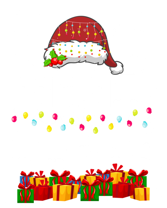 Nani Claus Matching Christmas Grandma Xmas Santa Cool Gift T-Shirt