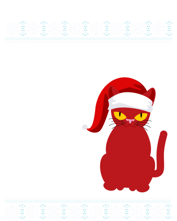 Naughty Is The New Nice Cat Santa Hat Gift Bumper Sticker