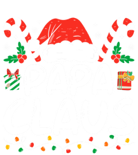 Papa Claus Christmas Lights Matching Family Pajama Gift Short Acrylic Beanie