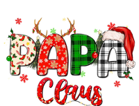 Papa Claus Gift Christmas Lights Pajama Family Matching Cool Gift Striped Beanie with Solid Band