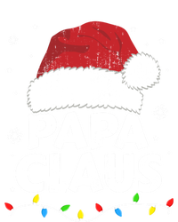 Papa Grandpa Claus Christmas Lights Matching Family Pajama Gift T-Shirt