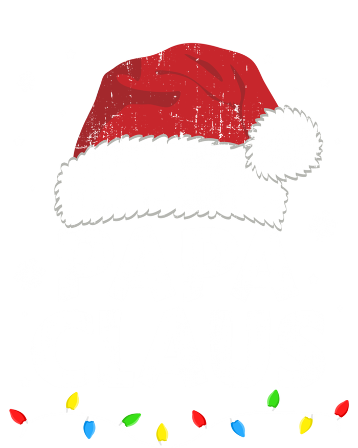 Papa Grandpa Claus Christmas Lights Matching Family Pajama Gift T-Shirt