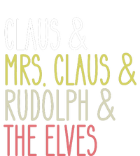 Funny Santa Claus Family Mrs Claus Rudolph Elves Christmas Womens California Wash Sweatshirt