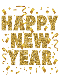 Golden Confetti New YearS Eve Happy New Year Poster