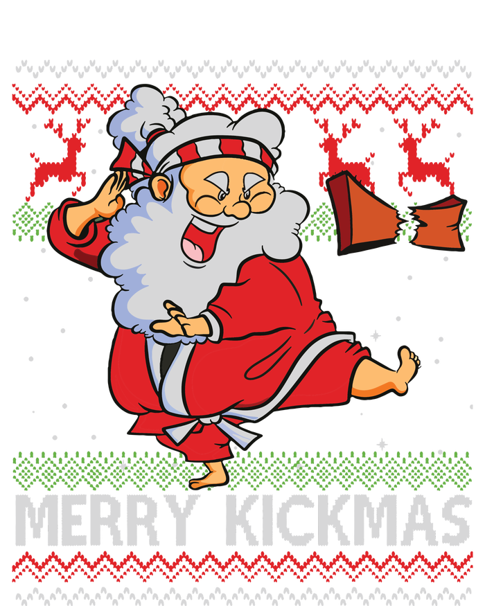 Merry Kickmas Funny Karate Santa Family Matching Pajamas Daily Commute Backpack