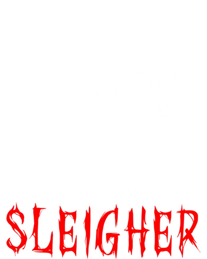 Sleigher Santa Claus Metal Christmas Rock On Hail Santa Cute Gift Premium Hoodie