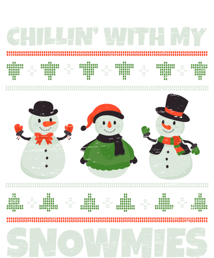 Snow Christmas Holidays Santa Chillin` With My Snowmies Funny Gift Tank Top