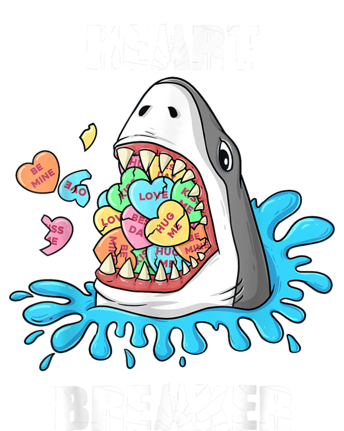 Valentines Day Shark Heart Breaker Funny Daily Commute Backpack