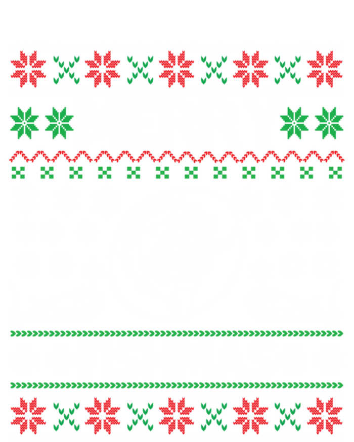 Ugly Fishing Christmas Bass Fish Merry Fishmas Gift Sustainable Beanie