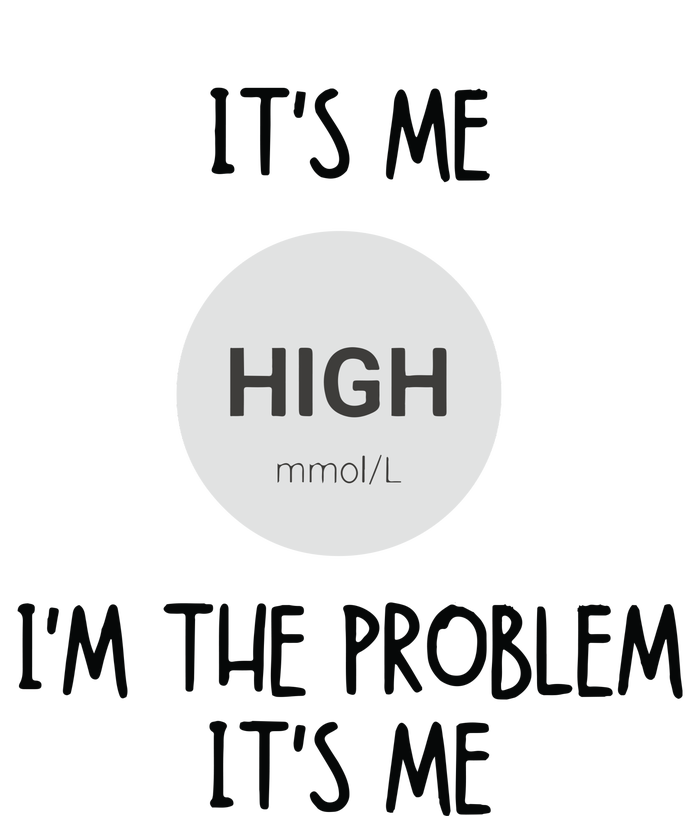 Its Me High Mmol L Im The Problem Its Me Diabetes Awarenes Youth Performance Sprint T-Shirt