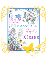 Butterflies Are HeavenS AngelS Cute Gift Canvas