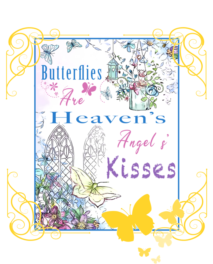 Butterflies Are HeavenS AngelS Cute Gift Canvas