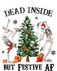 Christmas Skeleton Dancing Tree Dead Inside But Festive Af Great Gift T-Shirt