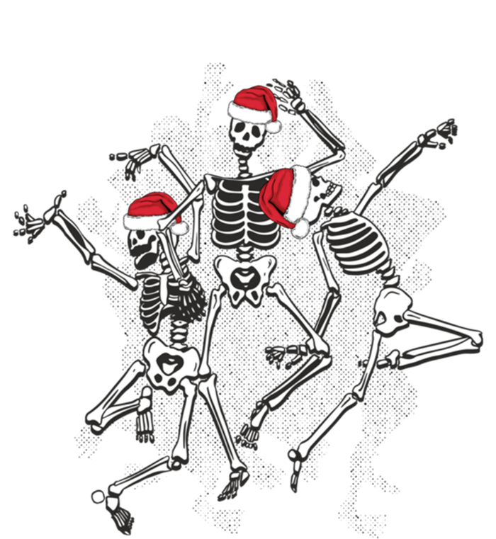 Dead Inside But ItS Christmas Funny Skeletons Dancing Meme Gift Kids T-Shirt