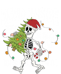 Dead Inside But Jolly Af Skeleton Bring Xmas Tree Christmas Gift T-Shirt