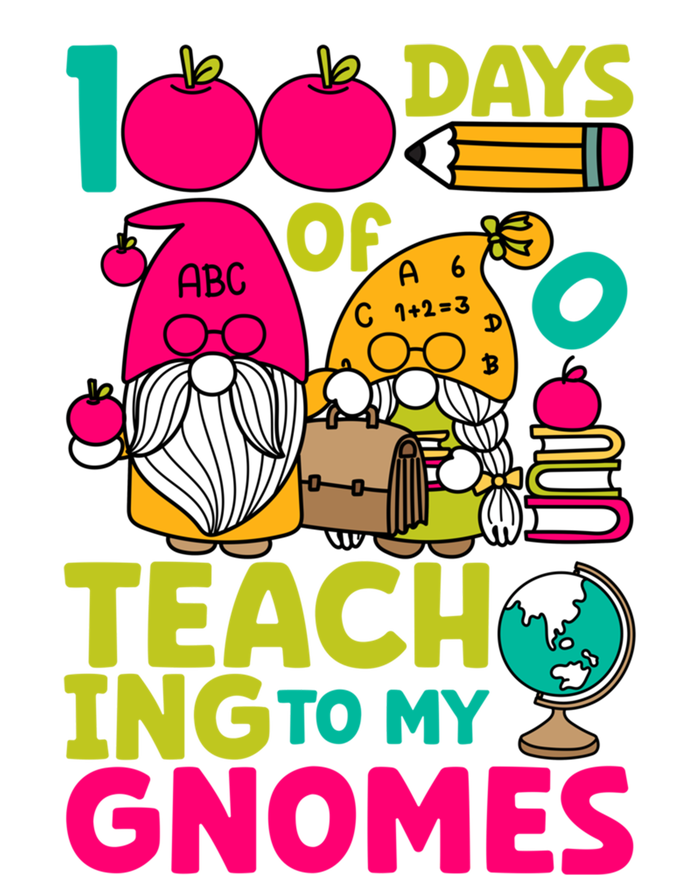 Funny 100 Days Of Teaching My Gnomes Teacher Costume Meaningful Gift T-Shirt