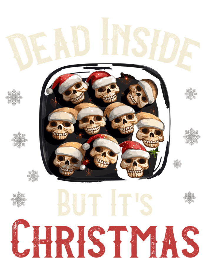 Funny Sarcastic Dead Inside But ItS Christmas Skull Cookies Gift Sweatshirt