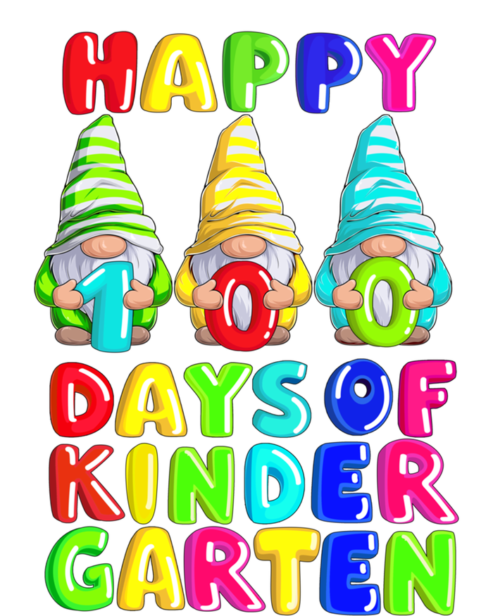 Happy 100th Day Of School Kindergarten Gnome Teacher Gift T-Shirt