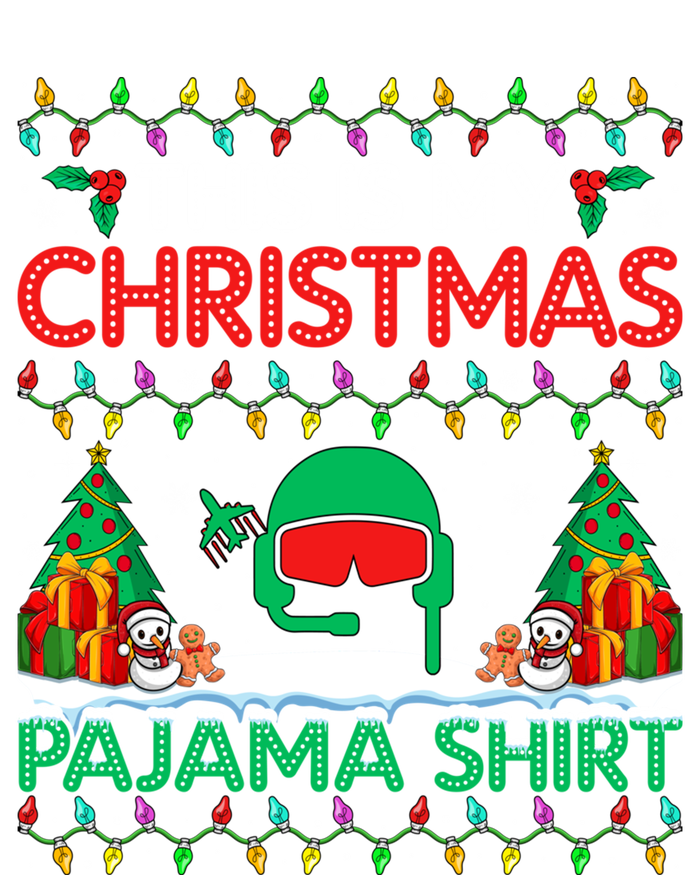 Airplane Pilot Christmas Pajama Meaningful Gift Airline Pilot Xmas Funny Gift Sweatshirt