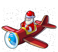 Airplane Pilot Funny Christmas Holidays Plane Santa Claus Cool Gift T-Shirt