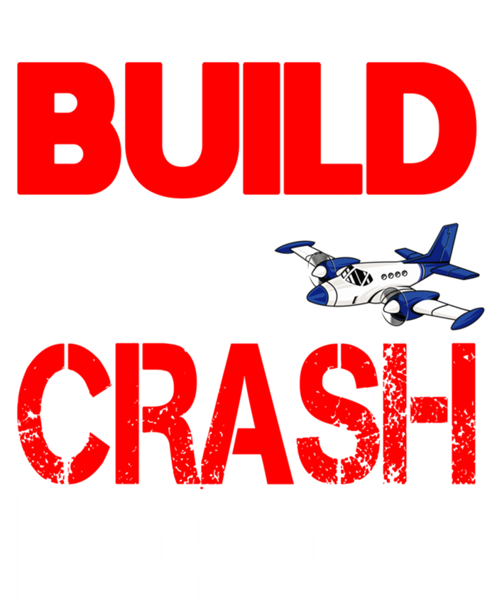 Model Airplane Funny Hobby Christmas Gift Build Crash Repeat Gift Sustainable Knit Beanie