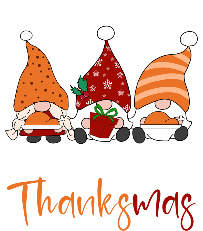 Happy Thanksmas Gnomes Thanksgiving Christmas Great Gift T-Shirt