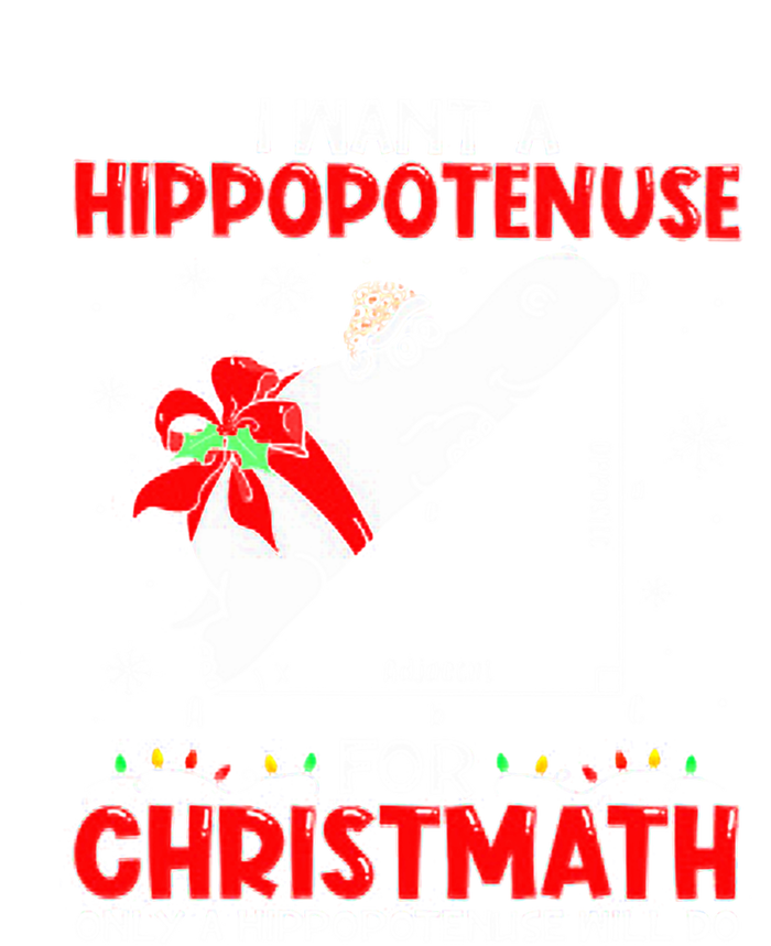 I Want A Hippopotenuse For Christmath Math Teacher Christmas Gift Button