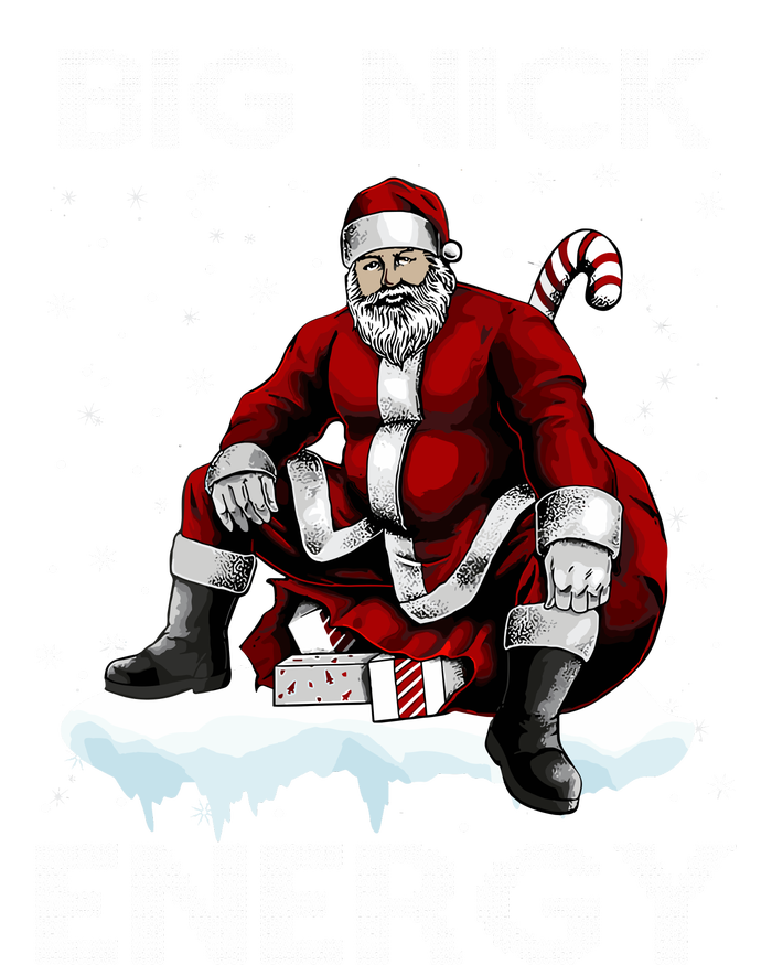 Big Nick Energy Funny Santa Ugly Christmas Xmas Sustainable Beanie