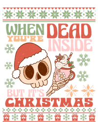 When Your Dead Inside But ItS Christmas Ugly Sweater Retro Funny Gift T-Shirt