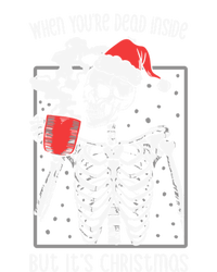 When YouRe Dead Inside But ItS Christmas Skeleton Coffee Cool Gift Long Sleeve Shirt