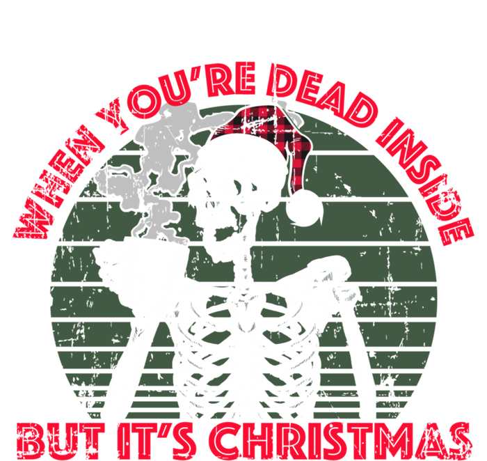 When YouRe Dead Inside But ItS Christmas Skeleton Coffee Gift Kids Hoodie