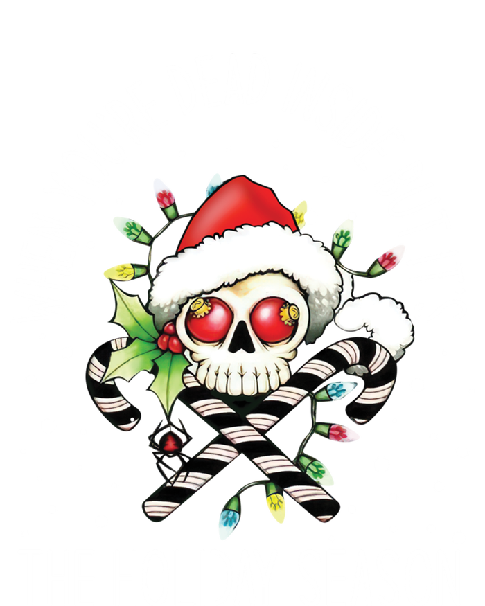 When YouRe Dead Inside But ItS Holiday Season Skull Santa Gift Tall Long Sleeve T-Shirt