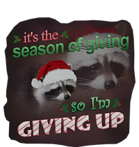 Snazzy Seagull ItS The Season Of Giving So IM Giving Up Christmas Raccoon Sweatshirt