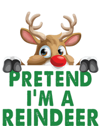 Pretend Im A Reindeer Easy Christmas Costume Zip Tote Bag