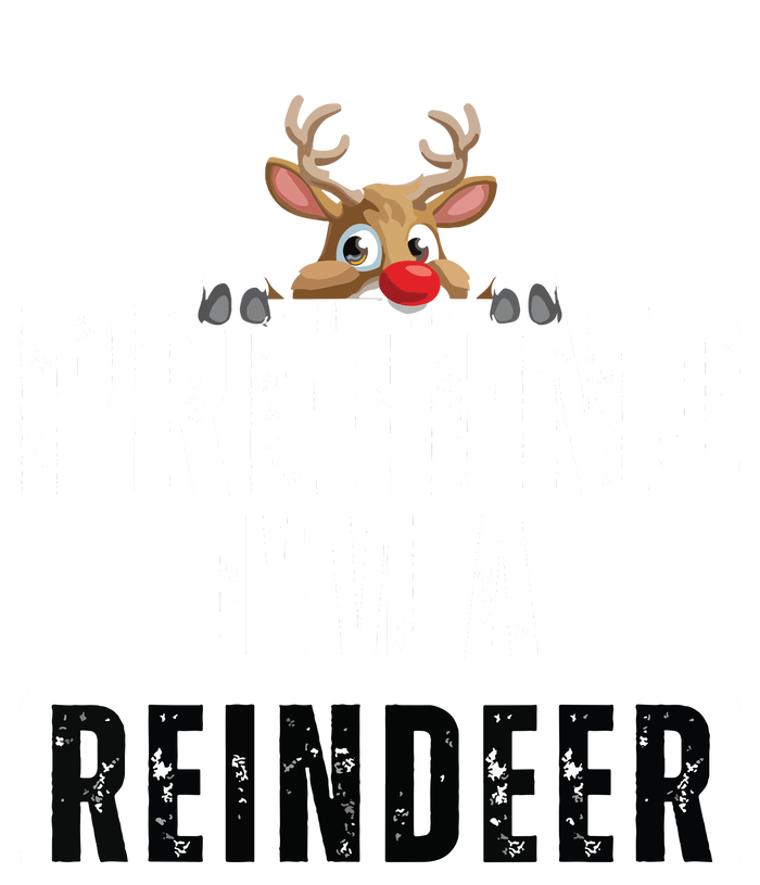 Pretend Im A Reindeer Easy Christmas Costume Baby Bodysuit