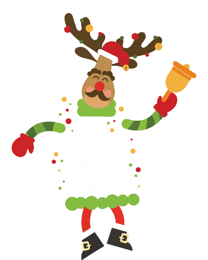 Pretend Im A Reindeer Shirts Christmas Costume Toddler T-Shirt