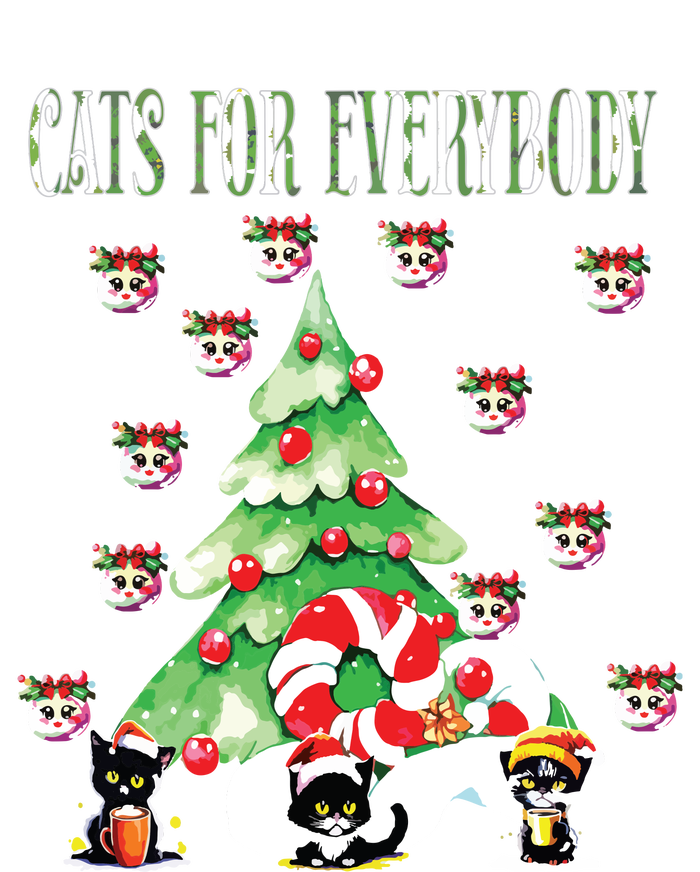 Cats For Everybody Funny Christmas Zip Tote Bag