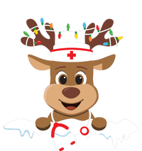 Christmas Nurse Love Nicu Rn Er Santa Reindeer Nurse Hat Elf Metallic Star Ornament